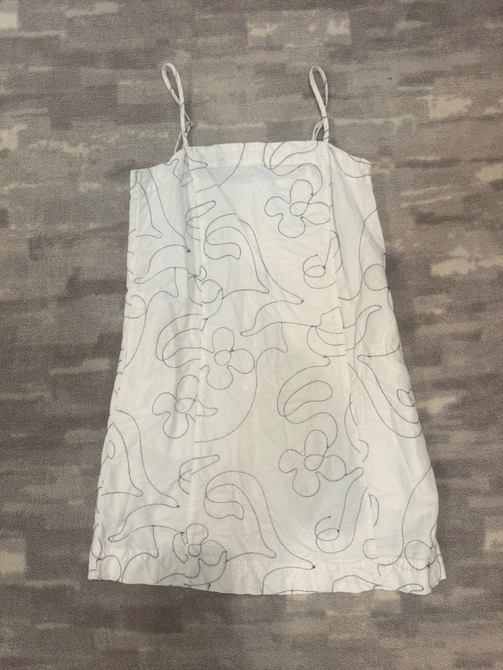 Madewell white linen sundress size 00